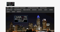 Desktop Screenshot of charlottespecialevents.com